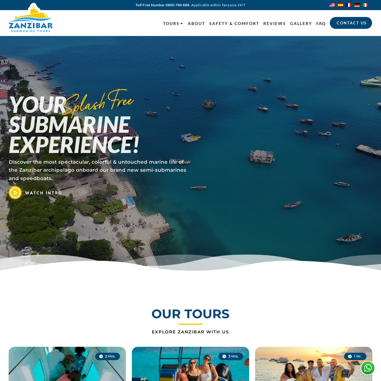 Zanzibar Submarine Tours